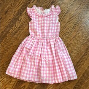 Pink Gingham Kids Dress